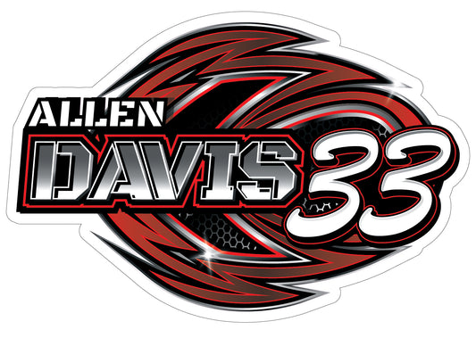 #33 Allen Davis 2022 Sticker design #1