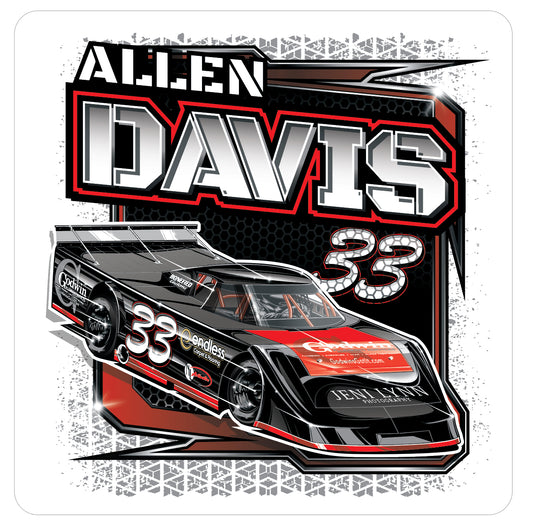 #33 Allen Davis 2022 Sticker design #2