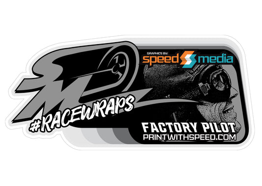 Speed Media Factory Pilot Sticker
