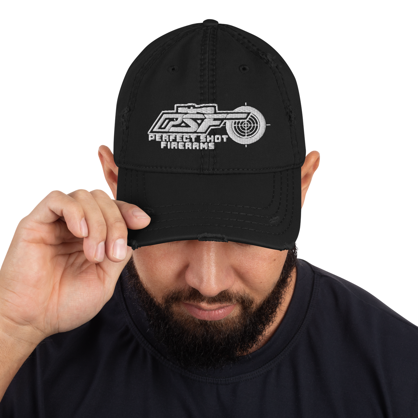 Perfect Shot Firearms Distressed Dad Hat