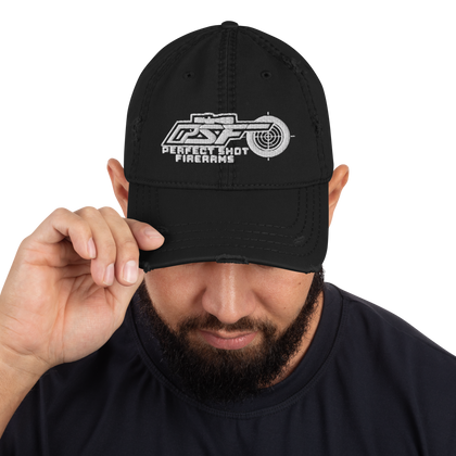 Perfect Shot Firearms Distressed Dad Hat