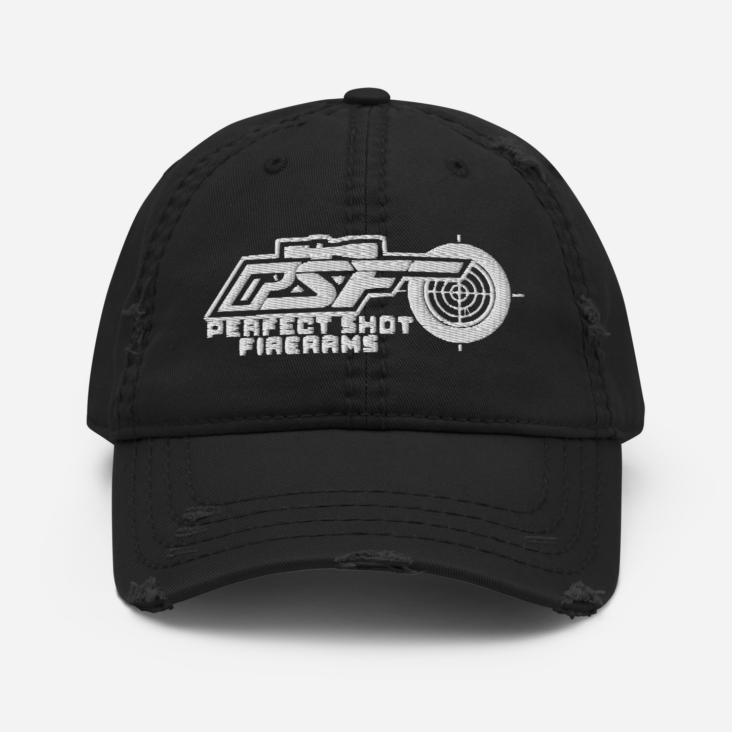 Perfect Shot Firearms Distressed Dad Hat