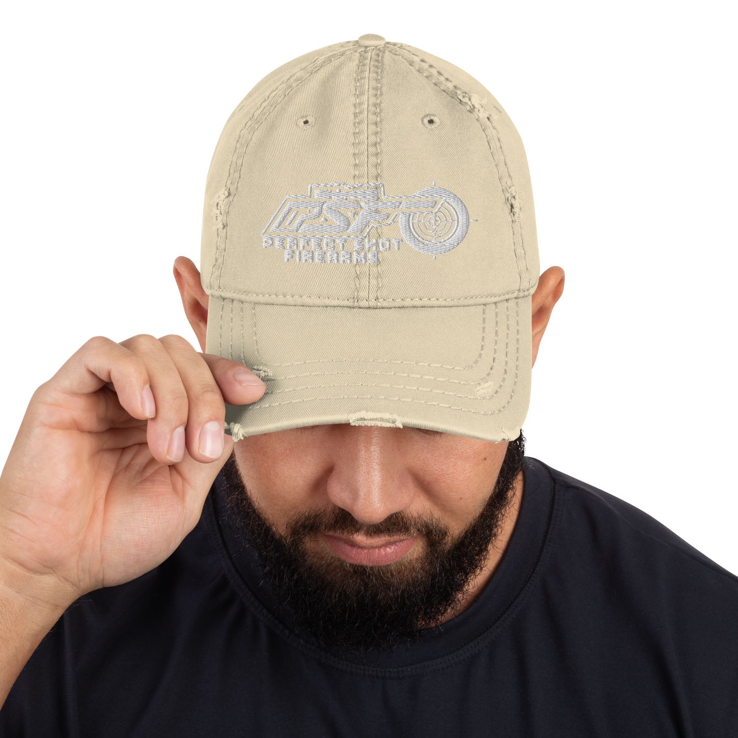 Perfect Shot Firearms Distressed Dad Hat