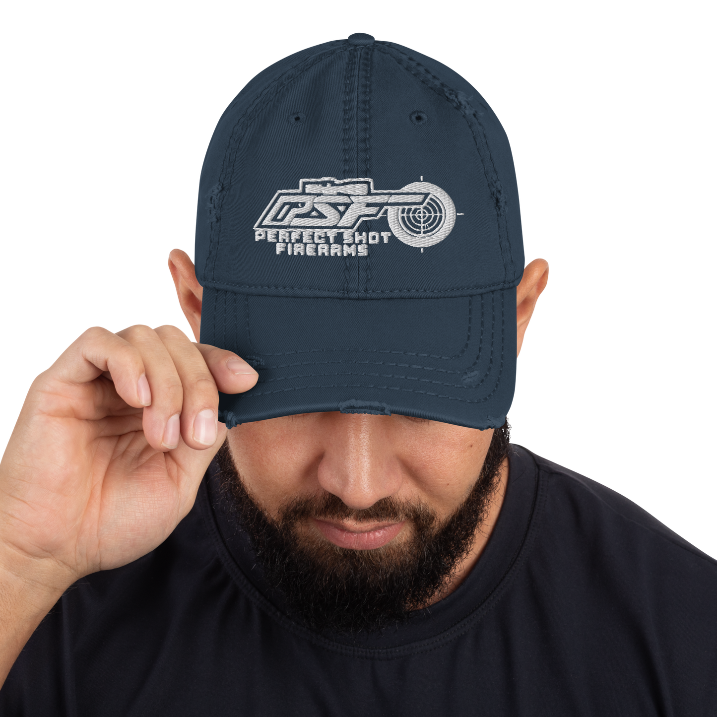 Perfect Shot Firearms Distressed Dad Hat