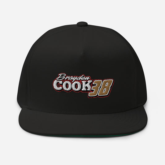 Brayden Cook #38 Flat Bill Cap