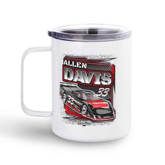 #33 Allen Davis 2022 stainless steel mug with lid