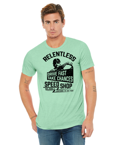 RLNTSS Drive Fast Take Chances ss\tee - Mint